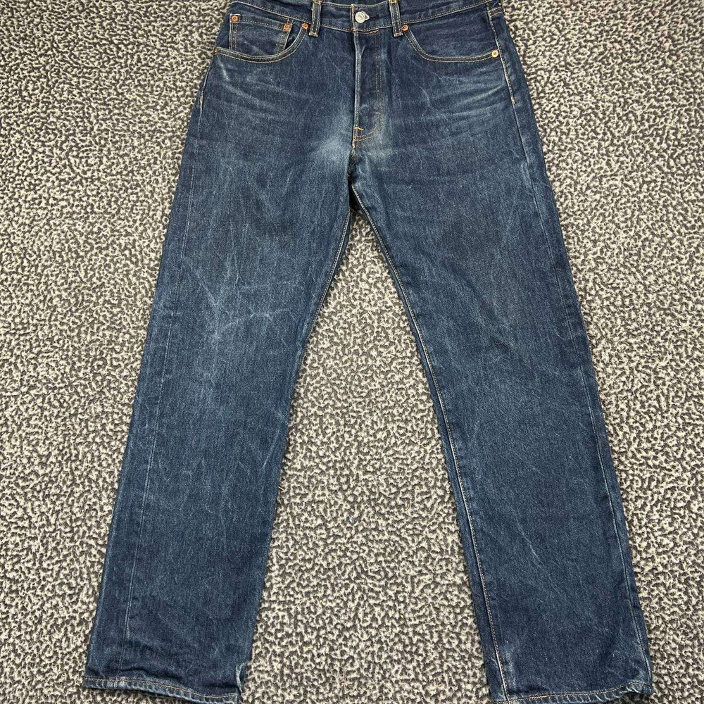 Levi's Men's Straight Jeans - Dark Blue Denim
